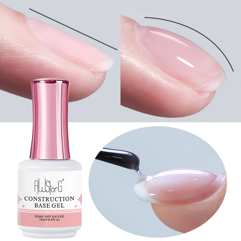 Peel Off Base Coat - AWStorG Gel de Base de Construction