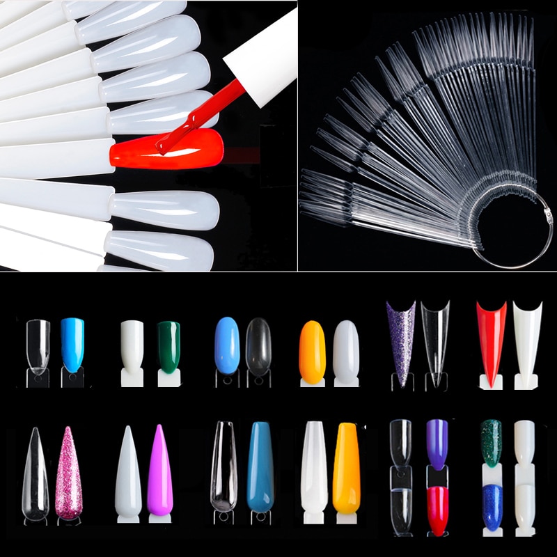 Nail Art Quotes - Bâtons d'affichage pour ongles, couleurs naturelles