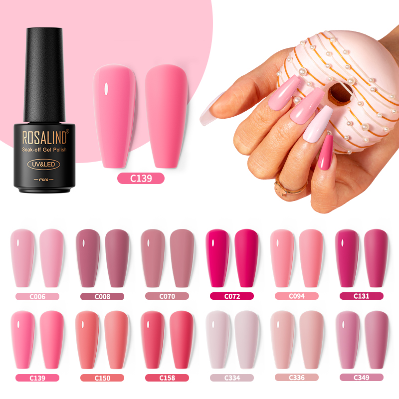 Peel Off Base Coat - ROSALIND multicolore vernis à ongles Gel