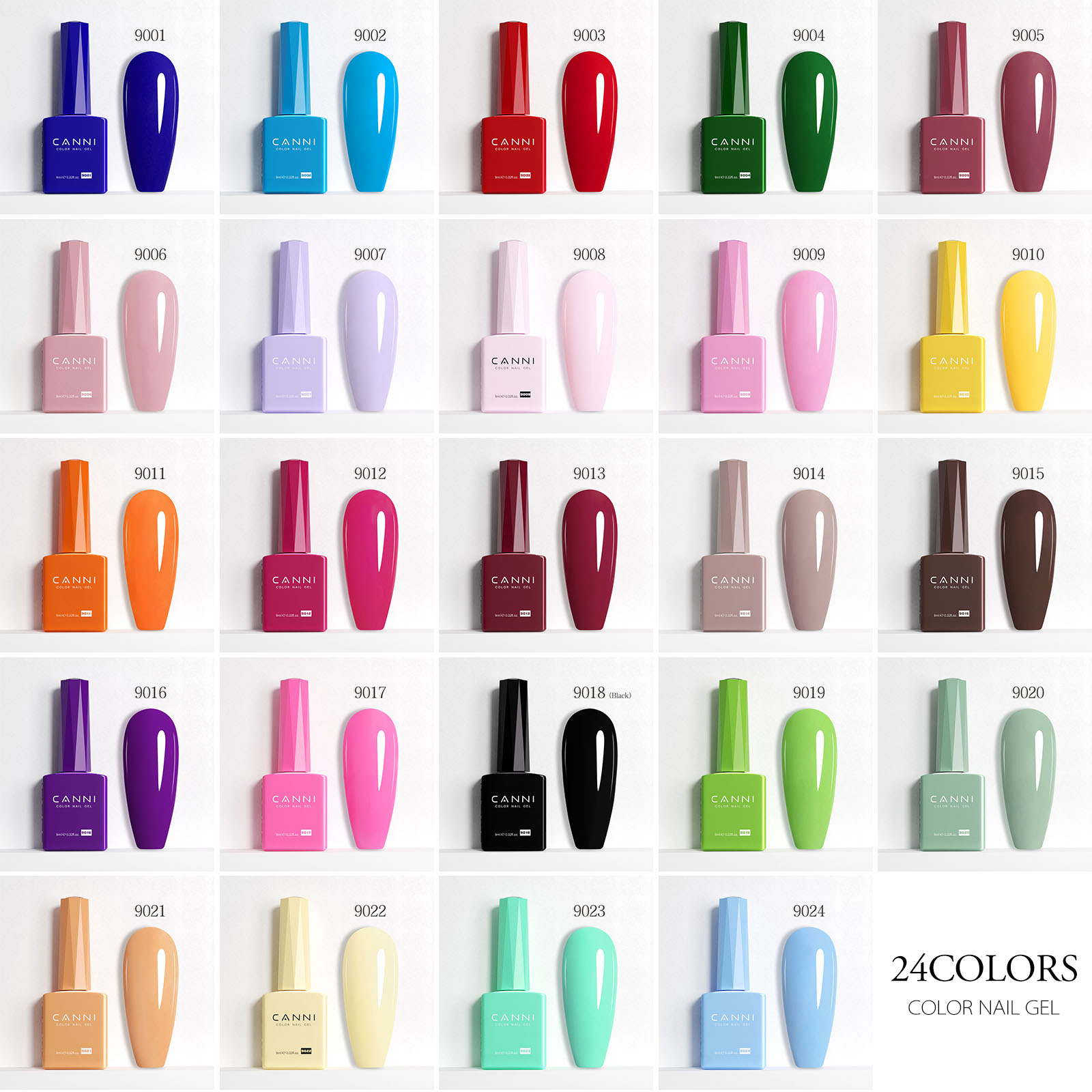 Peel Off Base Coat - CANNI 9ml vernis à ongles couleur
