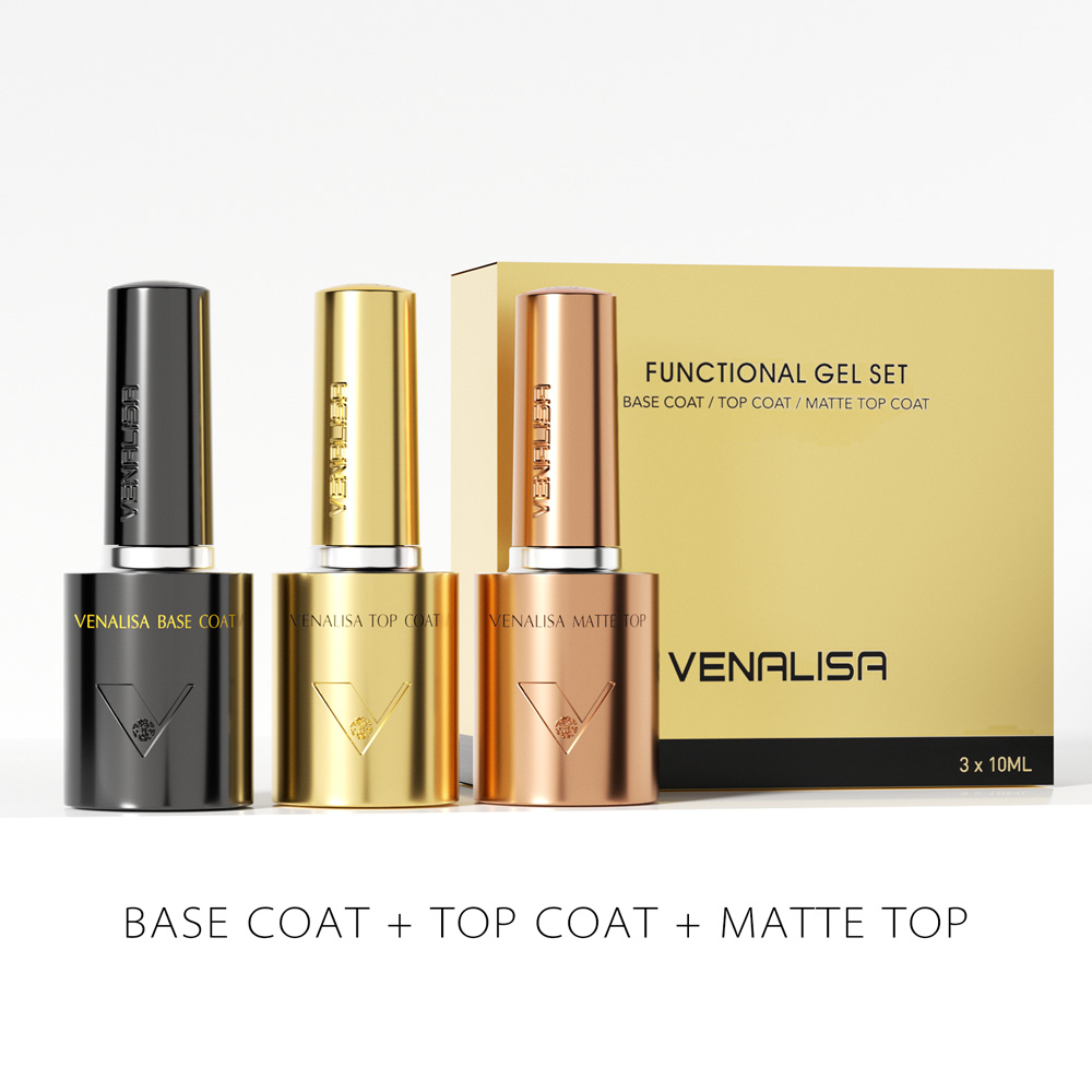 Peel Off Base Coat - 1/2/3 pièces Kit Venalisa 10ml vernis
