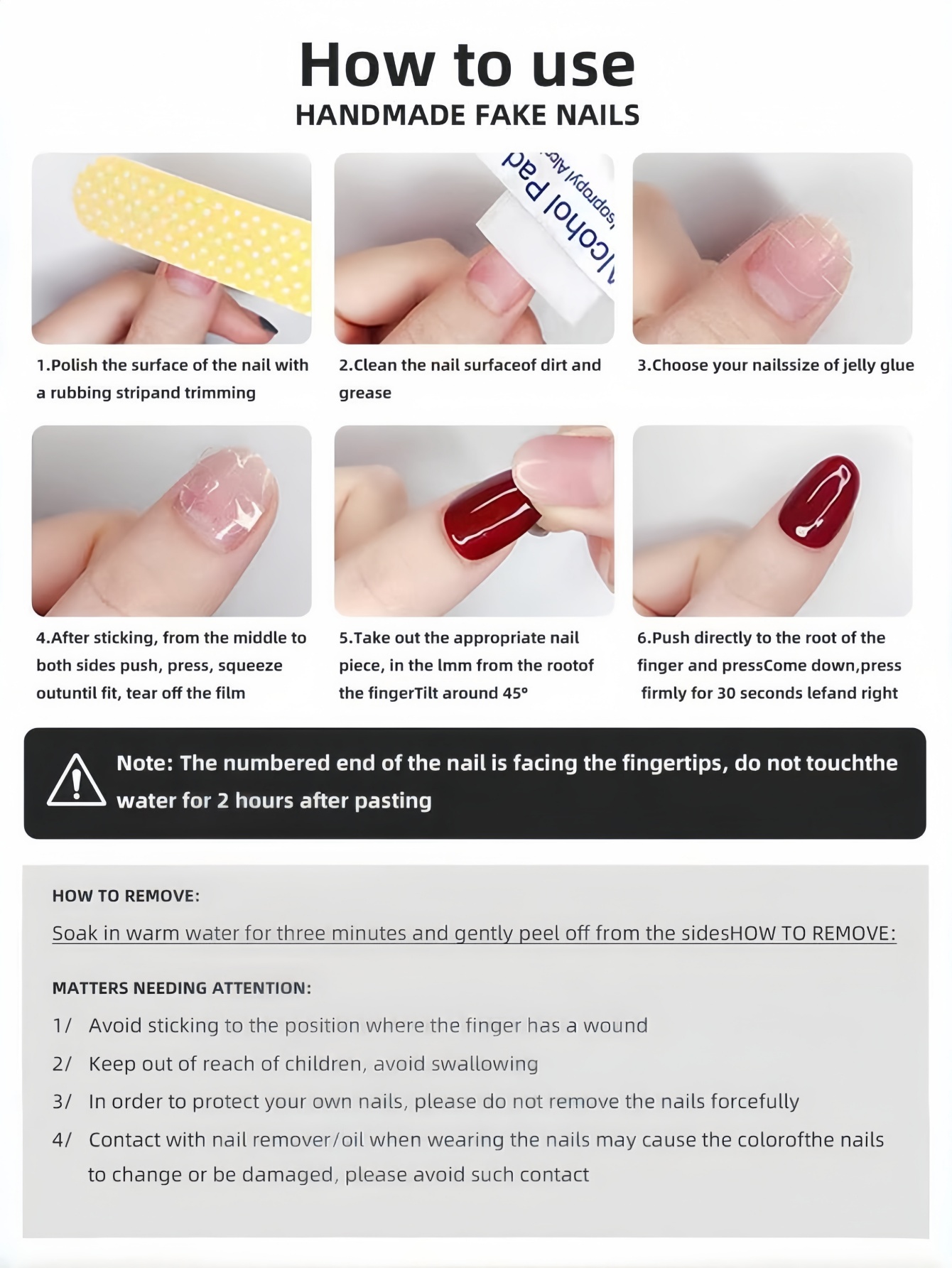 10 faux ongles longs en forme  - Nail Art Quotes avis et prix