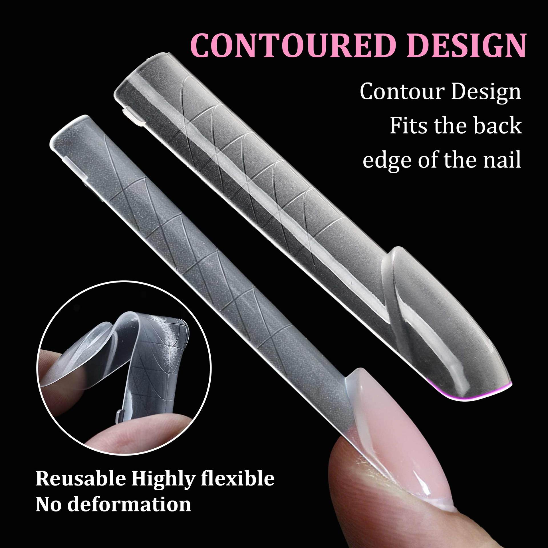 140 faux ongles à bord plat, m - Nail Art Denim avis et prix