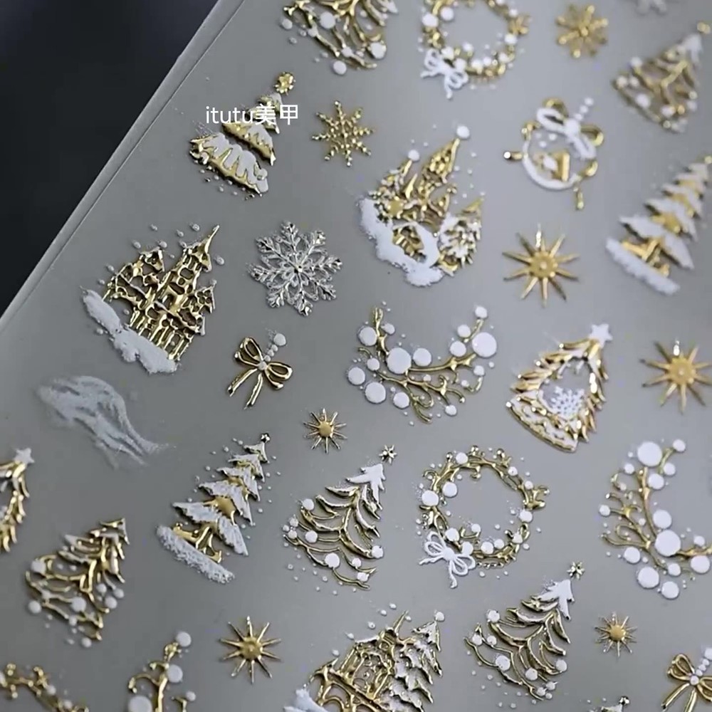 Autocollants pour ongles châte - Nail Art Xmas avis et prix