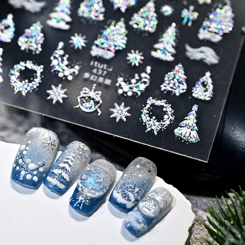 Autocollants pour ongles châte - Nail Art Xmas avis et prix