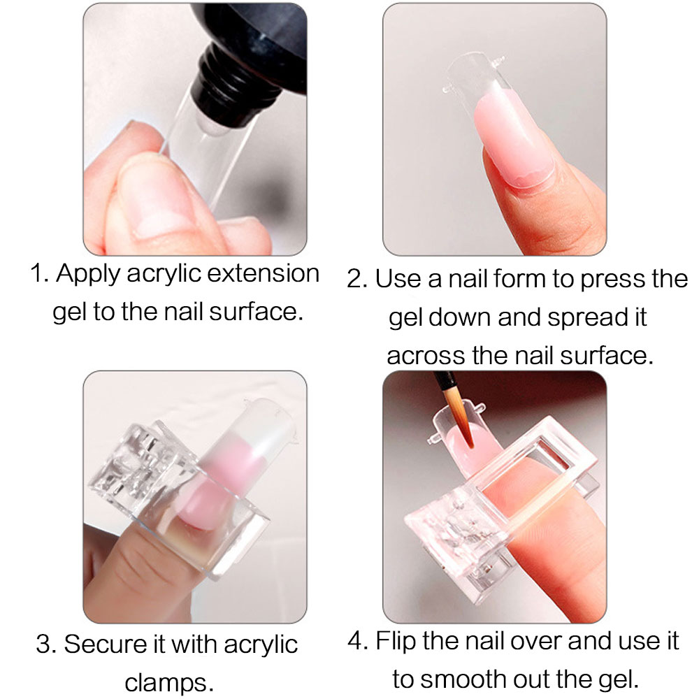 Lot de 5 embouts d'ongles soup - Nail Extension Form avis et prix