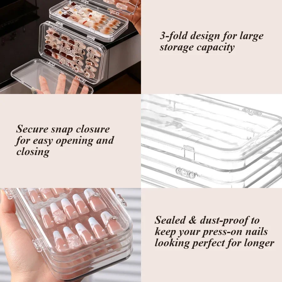 Boîte de rangement transparent - Nail Art Quotes avis et prix