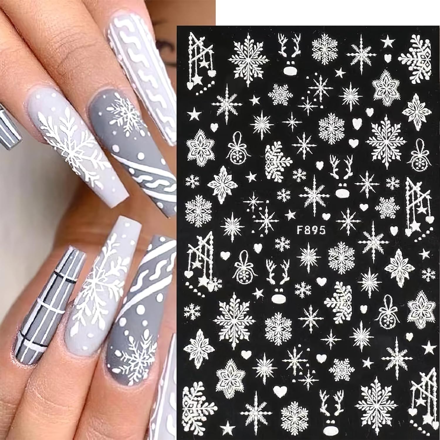 Décalcomanies 3D pour ongles,  - Nail Art Xmas avis et prix