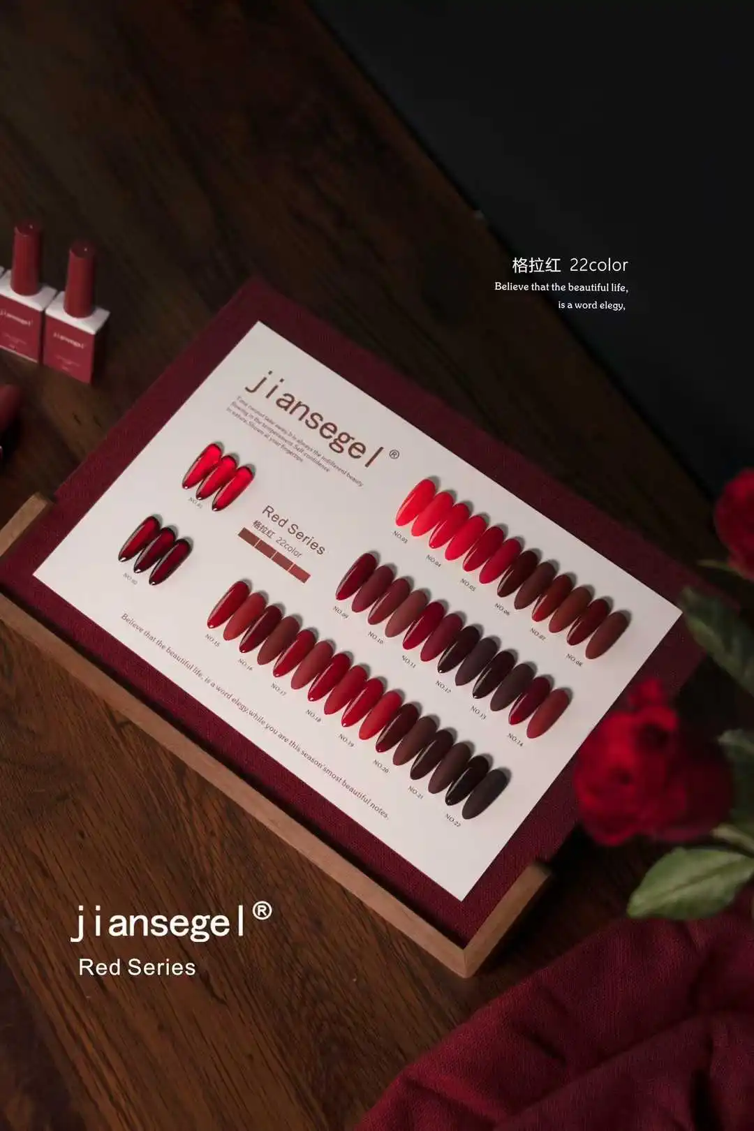 JIANSE 22 couleurs ensemble de - Nail Art Gel avis et prix